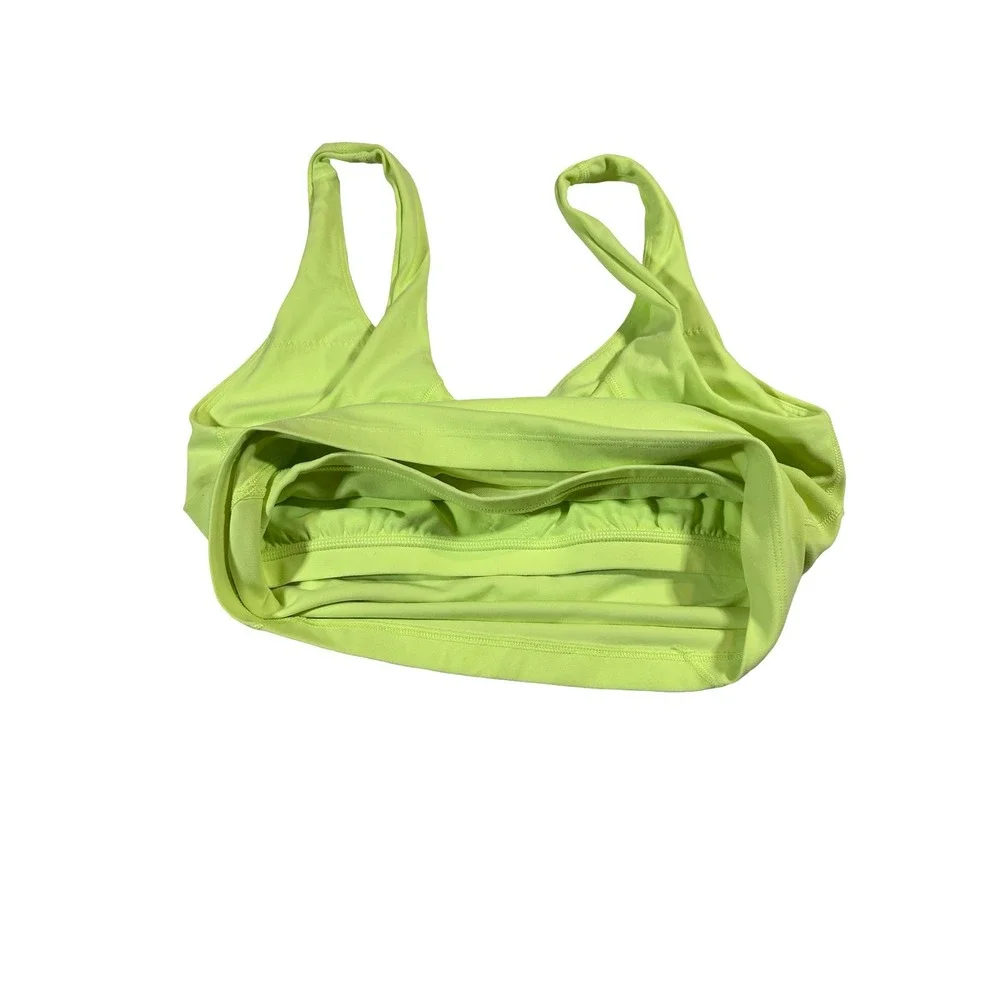 Lululemon Align Tank Top Electric Lemon Neon Yellow Green Size 6 Nulu Crop Bra